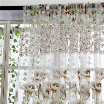 Pantalla de Ventana Floral 200x100CM