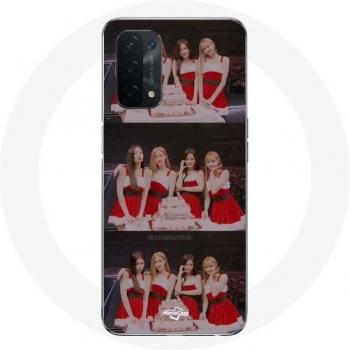 Coque pour Oppo A54 5G BLACKPINK Noël Chanson Last Christmas