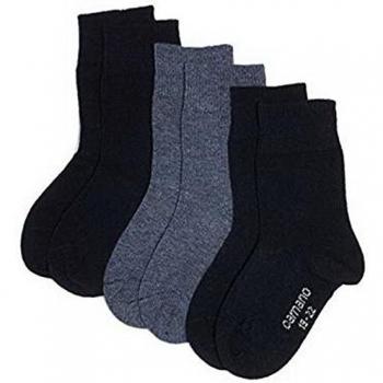 Camano Ca-Soft Socken für Kinder 18er Pack, Größe:31-34;Farbe:Navy/Jeans/Navy