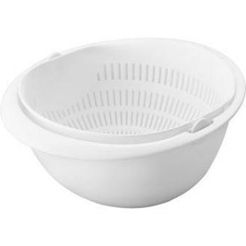 Panier à riz et légumes avec double drainage