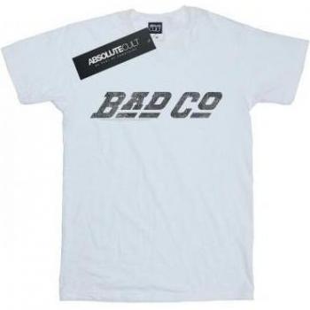 Bad Company T-shirt Uomo Bianco Logo Dritto