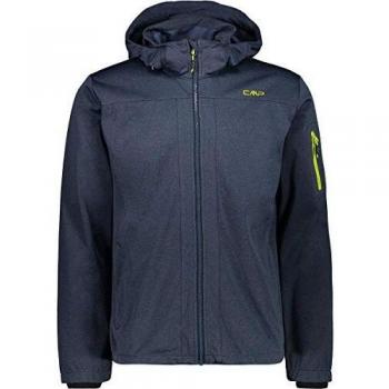 CMP Softshell Herren Giacca Melange – Impermeabel WP 8.000 Anti‑Wind Jacke, Blau Cosmo, EU 58