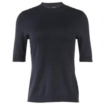 Comma Kurzarmpullover, mit Stehkragen