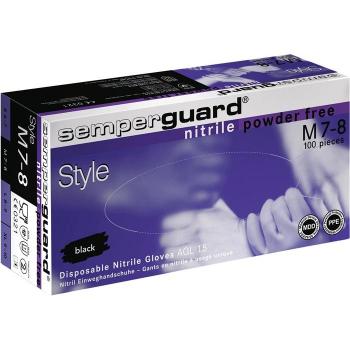 Semperguard Nitril Style Handschuhe M schwarz