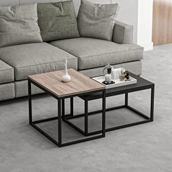 Mesa Elegance Negro & Nogal