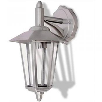 Illuminazione a parete esterna in acciaio inox, design incassabile