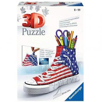 Ravensburger 3D American Sneaker Puzzle, 108 Piece Set