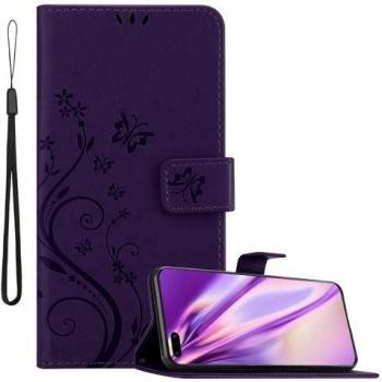 Housse de Protection Lilas Foncé Florale – Huawei P40 PRO+