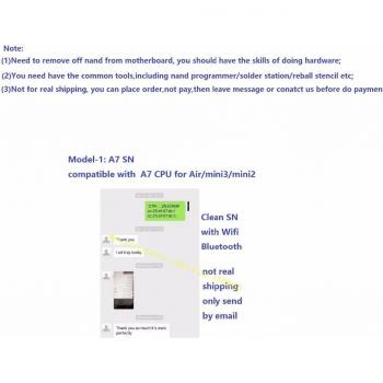 IPad Mini 2/3 A7 Unlock & Repair Device