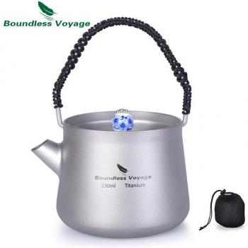 Boundless Voyage 230ml Portable Titanium Kettle