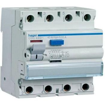 Differenziale di corrente 300 mA 63 A – HAGER (CFC463H)