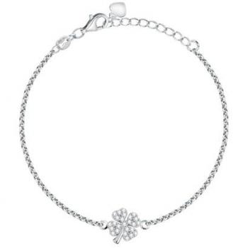Recyceltes 925er Silber Armband mit Zirkonia