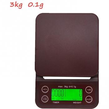 Drip Coffee Scale 3kg, 0.1g Precision – Digital LCD with Timer