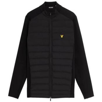 Urban Black Quilted Golf Full‑Zip