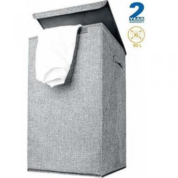 LaundryMate 90L Compact Folding Basket