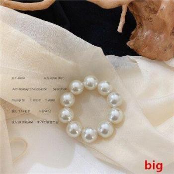 Girls' Ponytail Holders with Pearls