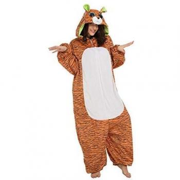 Masque et Tenue Tigre Malaisie Noir – Adultes – Pratique