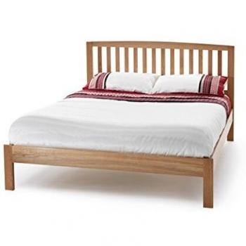 Twin-Size White Oak Double Bed by Thornton