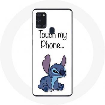 Lilo and Stitch White Background Case for Samsung Galaxy A21S