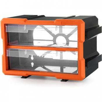 Boîte à outils en plastique avec compartiments, 7,87x11,81x6,5 pouces