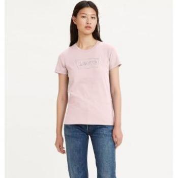 T-shirt Levi's rose argenté femme