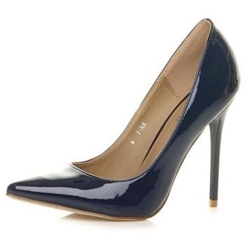 Stiletto Navy Court Shoe – Women’s Patent Design