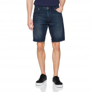 TOM TAILOR Denim Herren Regular Fit Jeansshorts, Blau