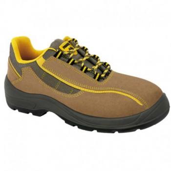 Zapato de Seguridad Piel S3 con Puntera y Plantilla de Acero Talla 43
