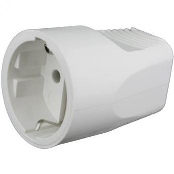Bloc de base mobile 16A à 250V, finition blanche – Électro DH‑36.038/PB/PVC
