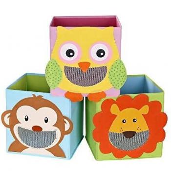 Cubi Pieghevoli per Soggiorno e Camera Bambini SONGMICS
