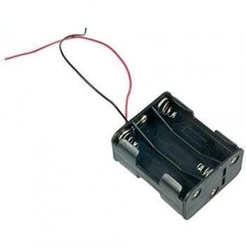 Fuente de Poder Angelelec DIY – Caja de 6 AA con Salida 9 V y Compatibilidad Arduino