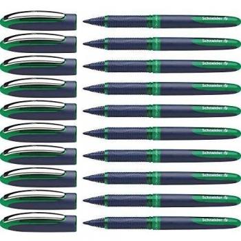 Lot de 10 stylos roller Schneider One Business, vert