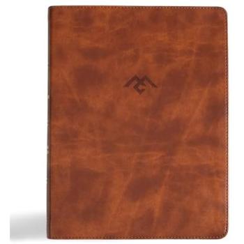 CSB Men of Character Bible Revised and Updated Brown Leathertouch Indexed