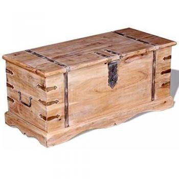 Acacia Storage Chest vidaXL