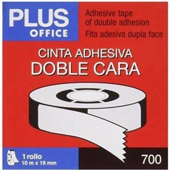 Cinta Adhesiva Doble Faz Plus Office 19mm x 10m