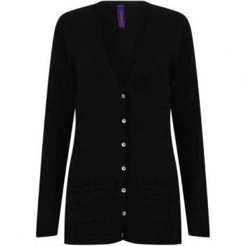 Ladies Cotton Acrylic V Neck Cardigan