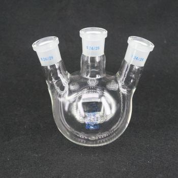 500ml Round Bottom Flask with Three Necks Borosilicate Glass 24/29 Joint