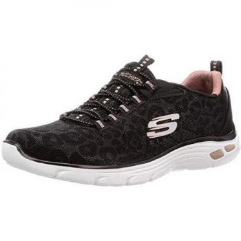 Skechers Women's Empire D'LUX-Spotted Sneakers, Black