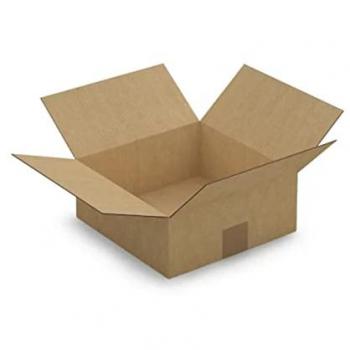 5 Count 25x25x10 cm Single Flute Packing Boxes