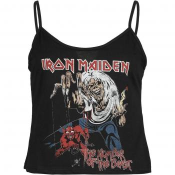 The Number of the Beast – Top Iron Maiden – Donna – Colore Nero – XL+