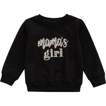 Langarm Sweatshirt für Mädchen im Leopardenlook
