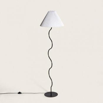 Denahi Terra Lampada Metallizzata Bianca