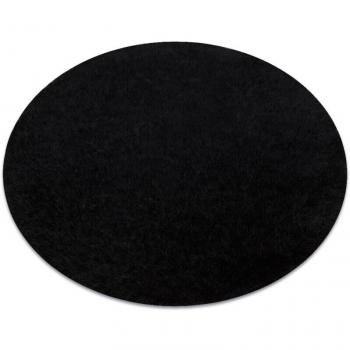 Tapis Cercle 6649 Shaggy Noir 200 cm