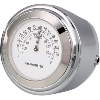 VEHEMO Motorbike Thermometer with White Dial