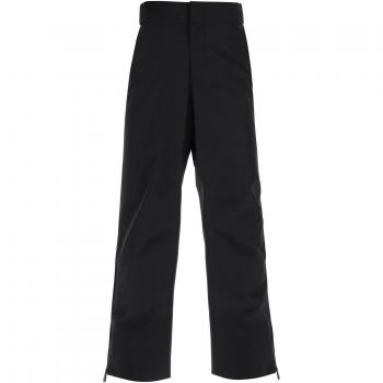 Moncler Men's Black Technical-Nylon Straight Pants Size M