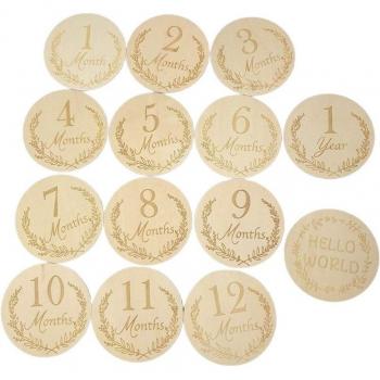 Tarjetas Aniversario Madera Baby