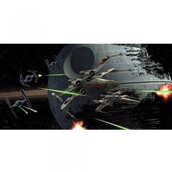 Póster de Vidrio Star Wars Tie Fighter vs X-Wing