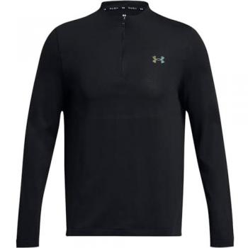 Pull Under Armour Rush Seamless 1/4 Zip Noir Homme