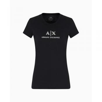 AROMANi EXCHANGE Black Short-Sleeve Shirt – Women S