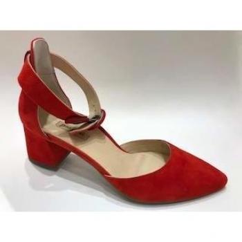 Damen Spangenpumps Paul Green 7273 – Rote Slingback-Schuh in Größe 41 EU/UK 7.5